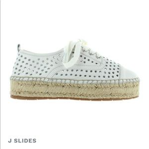 J/Slides Platform Espadrille Sneakers Size 6
